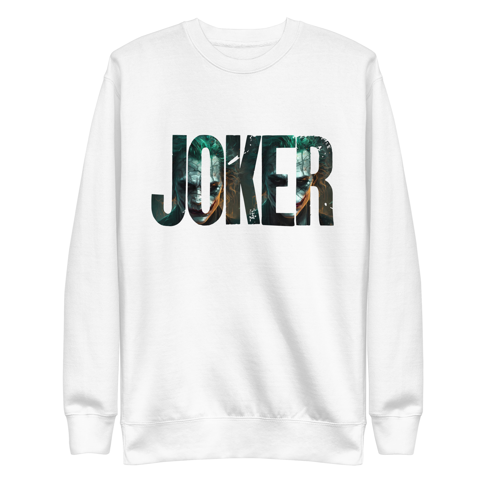 Buy a warm sweatshirt with Joker print